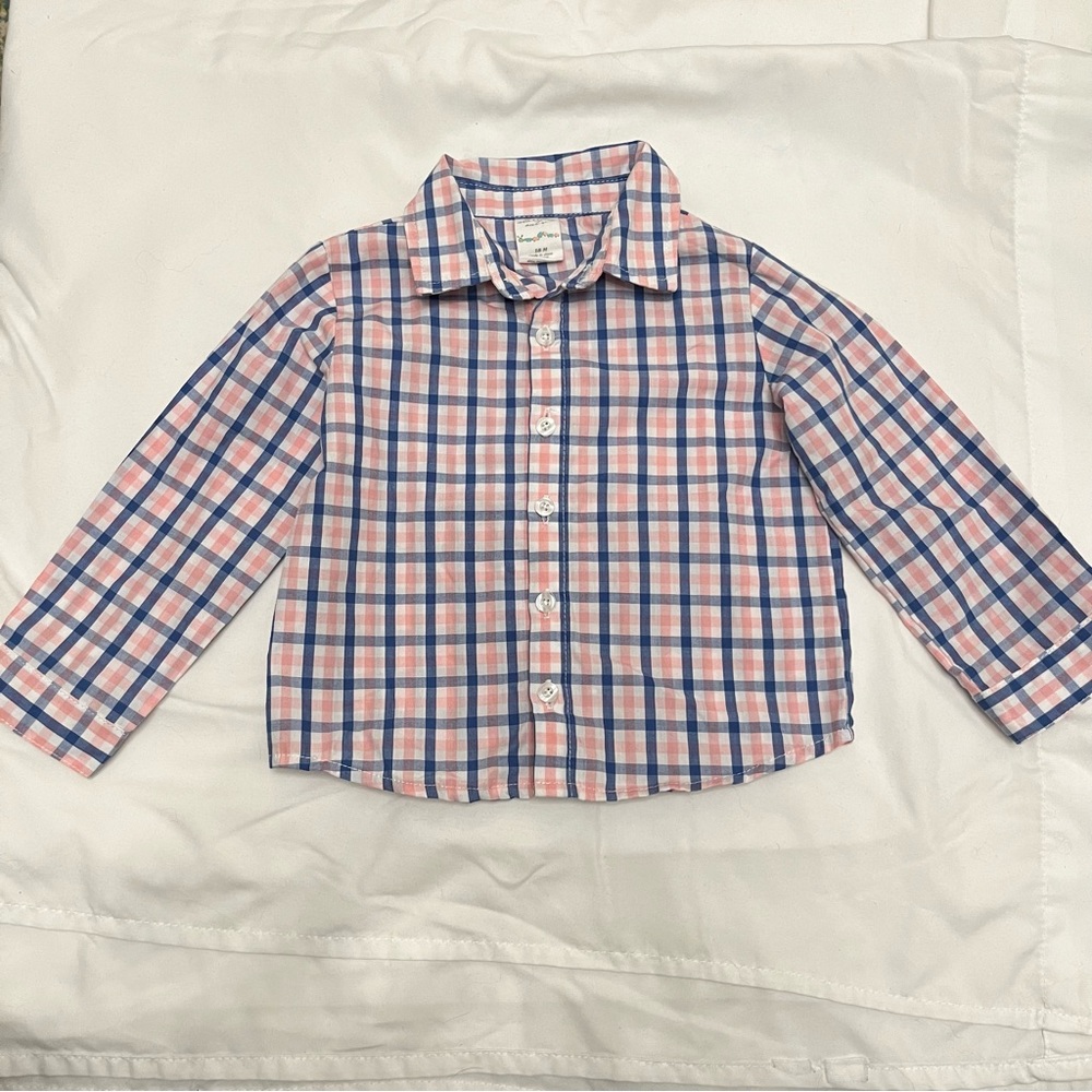 Toddler boy: 18m button down shirt by Starting Out